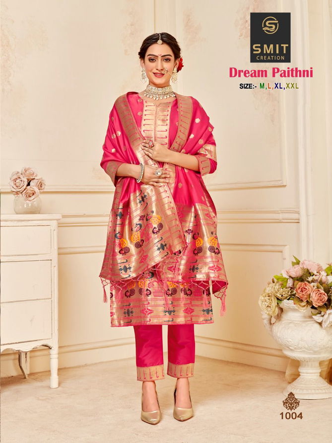 Smit Dream Paithni Heavy Designer Wholesale Readymade Suits Catalog
